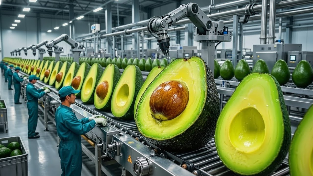 Inside a Avocado Oil Factory: How Avocados Oil (Full Process) - YouTube
