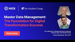 Master Data Management:  The Foundation for Digital Transformation Success