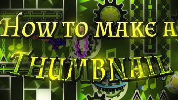 How to make a good Geometry Dash Thumbnail l Photopea