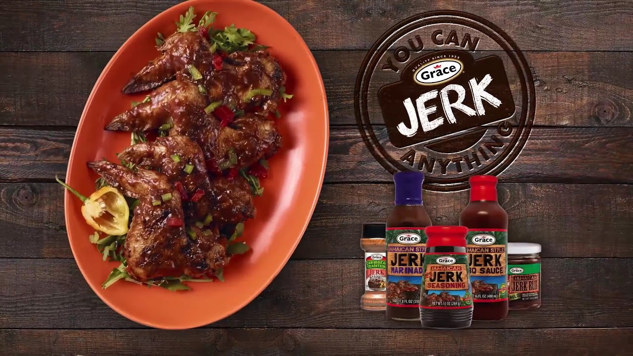 Jamaican Oven Baked Jerk Chicken Wings - YouTube