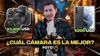 CAMARA PROFESIONAL vs CELULAR BARATO