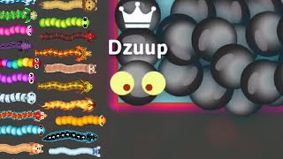 Snake.io GIANT DARK KNIGHT vs Snake ARMY in snakeio ! snakes in snake io🐍 - Dzuup Gameplay #20