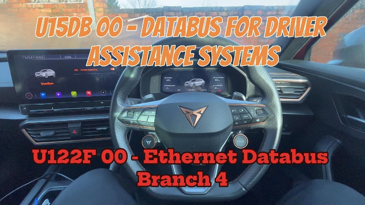 How to Fix U15DB 00 U112F 00 Databus for Driver Assistance Systems  Ethernet Databus Branch 4