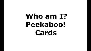 횽 - Who am I! Peekaboo! Cards