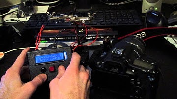 Arduino Timelapse Intervalometer/SLR Controller II - With Sensor Triggering