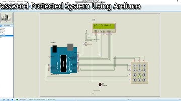 Embedded System- Password Protected System Using Arduino On Proteus
