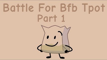 Battle For Bfb Tpot Marble Race (Part 1)