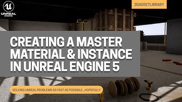 Creating A Simple Scene In Unreal Engine 5 - Creating A Master Material And Material Instance