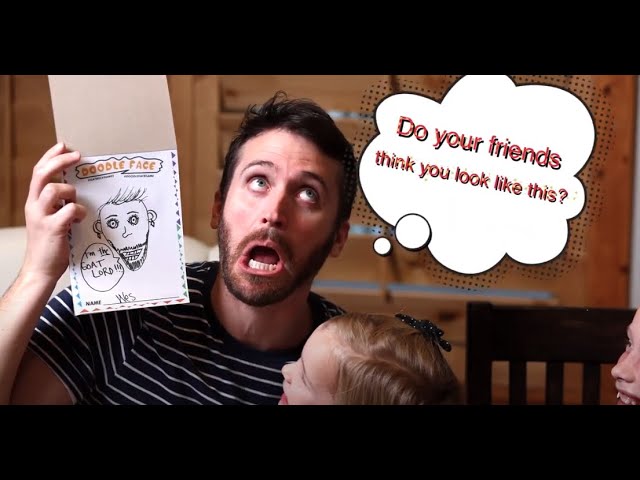 Doodle Face Game - New Hilarious Game of Drawing Your Friends and Family -  A Drawing Game for Families - Stay at Home Date Night Party Game for 3-20