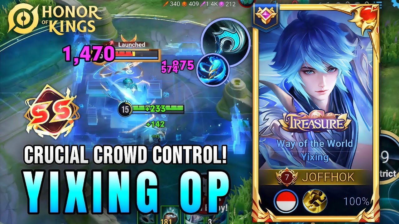 ОП ИСИН!! Геймплей Unreal Crucial CC — топ-1 лучших сборок в Honor Of Kings