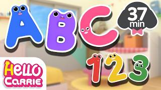 ⭕ABC with Carrie + More⭕ Alphabet Song Number song Hello Carrie Kids Song Compilation