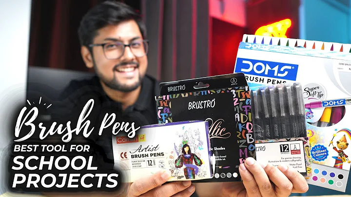 Brush Pen Guide - One pen for Everything Calligraphy / Painting / Decoration & Project Work 🔥