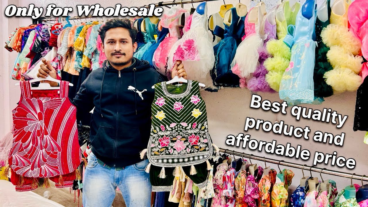 Latest kids Dresses collection Wholesale ￼in kolkata 