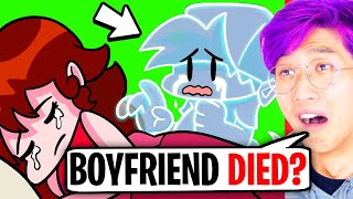 FRIDAY NIGHT FUNKIN' BOYFRIEND DIED & BECAME A GHOST?! (LANKYBOX REACTION!)