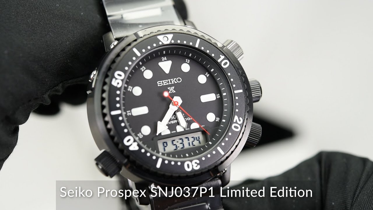 Seiko Prospex SNJ037P1 Limited Edition - YouTube