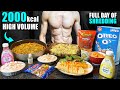 2000 CALORIE *HIGH VOLUME* FULL DAY OF EATING | High Protein Fat Loss & Muscle Gain Recipes
