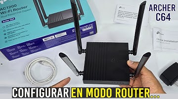 Cómo CONFIGURAR Router ARCHER C64 Tplink en MODO ROUTER desde el CELULAR(Paso a Paso)