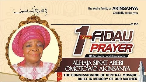 MC OLUOMO HONORS LATE MOTHER WITH A LUXURIOUS MOSQUE