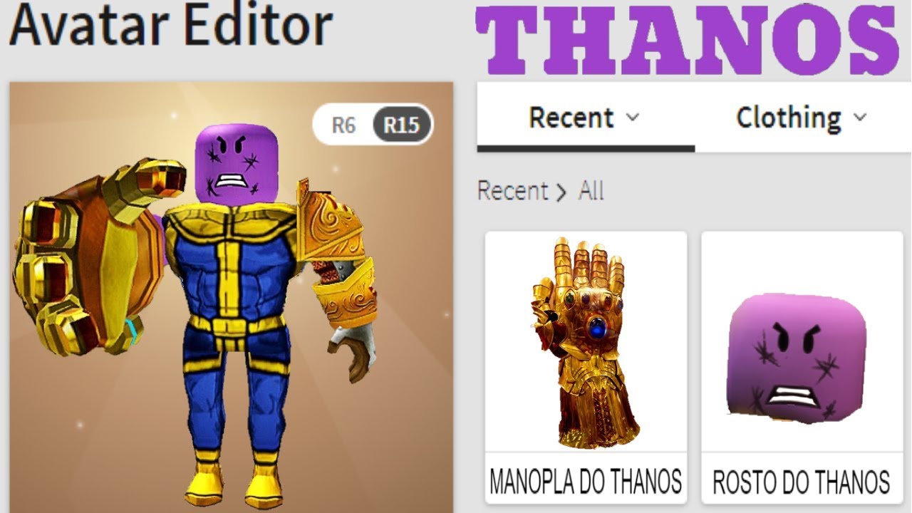 thanos de infinity war llega a roblox y lo destroza todo