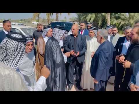 تقرير مصور لتفقد وزير الزراعة د عباس جبر المالكي لحقول زراعة الشلب في منطقةالمراشدة في النجف الاشرف