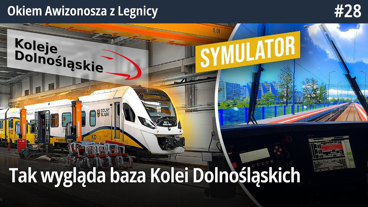 #28 Jak wygląda Baza Serwisowo Postojowa Kolei Dolnośląskich w Legnicy?   Okiem Awizonosza z Legnicy