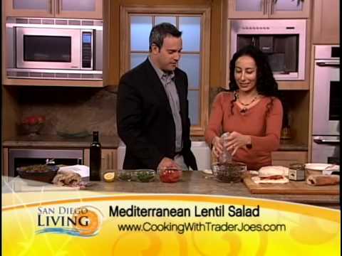Mediterranean Lentil Salad recipe using Trader Joe's