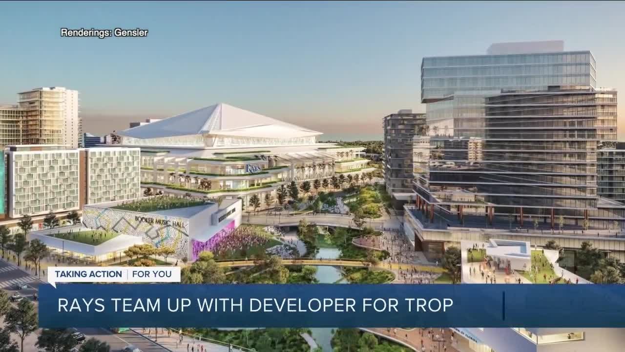 Rays Developer Rays team up with developer for Tropicana Field - YouTube
