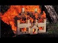 Popsicle Model House Burns to the Ground