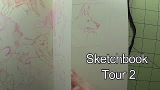 Sketchbook Tour 2 | Sketchbook Saturday | I tried a Moleskine