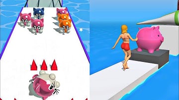 Squeezy Girl vs Marble Run 3D UPDATE All levels Mobile Gameplay Walkthrough Android IOs Alltrailer