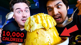 I Tried Japan's GIANT PUDDING Challenge (ft. @AbroadinJapan) | 10,000 CALORIES by The Anime Man 804,583 views 9 months ago 19 minutes