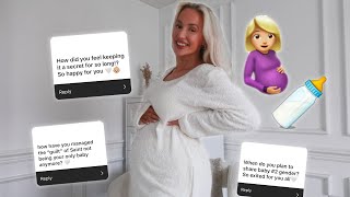 ALL THE PREGNANCY GOSS Q&A | TTC, Our Baby Name + Gender?!