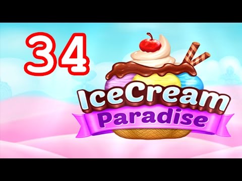 Ice Cream Paradise - Match 3 - Level 34 - Lösung Solution Walkthrough