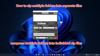 VM Bulk Folder Compressor ( How to zip multiple folders into separate files ? )