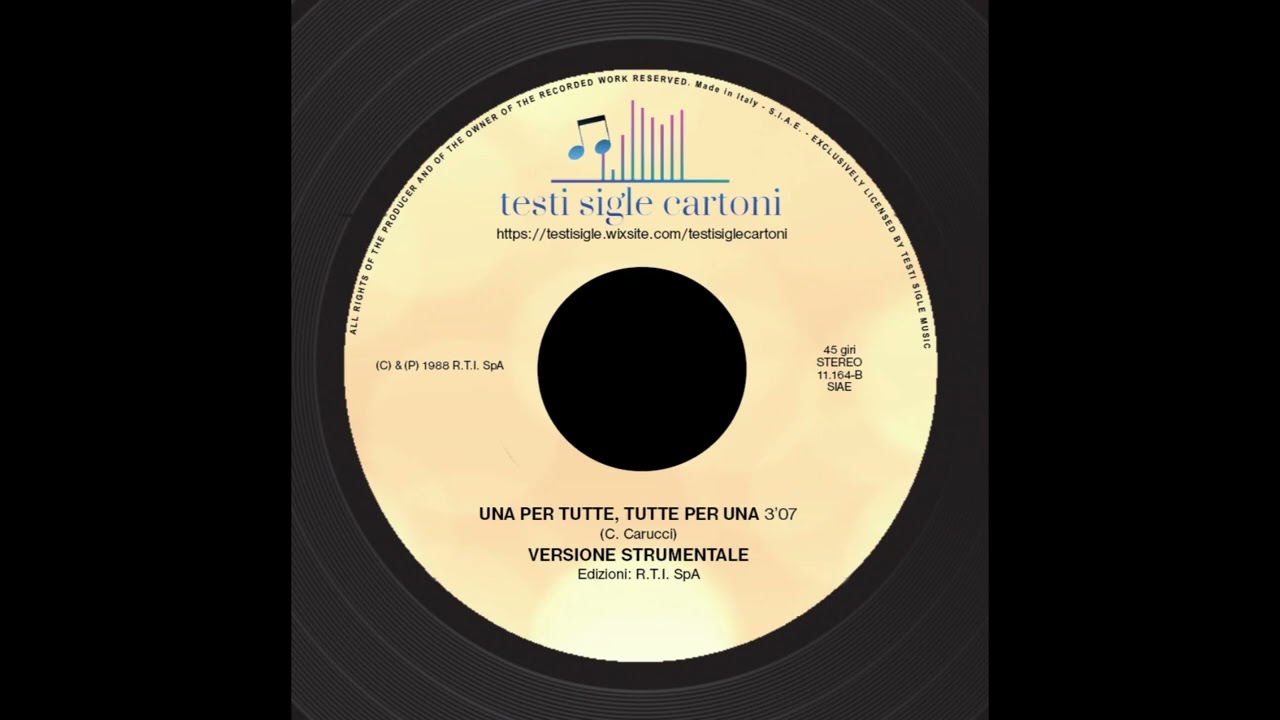 Una per tutte, tutte per una (versione strumentale)