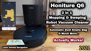 Honiture Q6 Review -  Good Robot Vacuum Cleaner with Self Emptying Automatic Dust Empty System