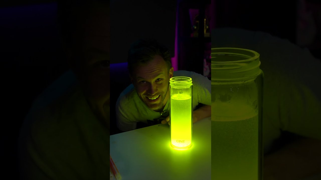 Glow Sticks Injected Into Hot Water 