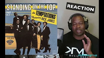 The Temptations (ft. Rick James) - Standing On The Top (12'' MIX / Video BY JR DJ) REACTION