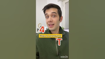 How To Pronounce "T" In English