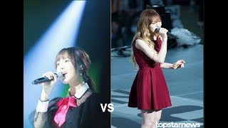 Wendy vs yuju who sings with chanyeol better ''stay with me''
