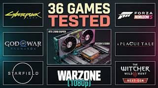 36 Games Tested! Ryzen 5500 + RTX 2060 Super DLSS Performance