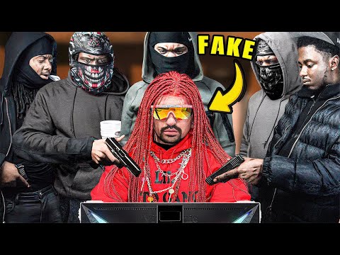 Fake PRODUCER Prank In The Hood On Detroit DRILL RAPPER