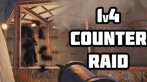 Rust - 1v4 COUNTER RAID | So many guns!