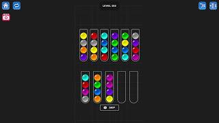 Ball Sort Puzzle - Color Game Level 152 Solution (Android) screenshot 1