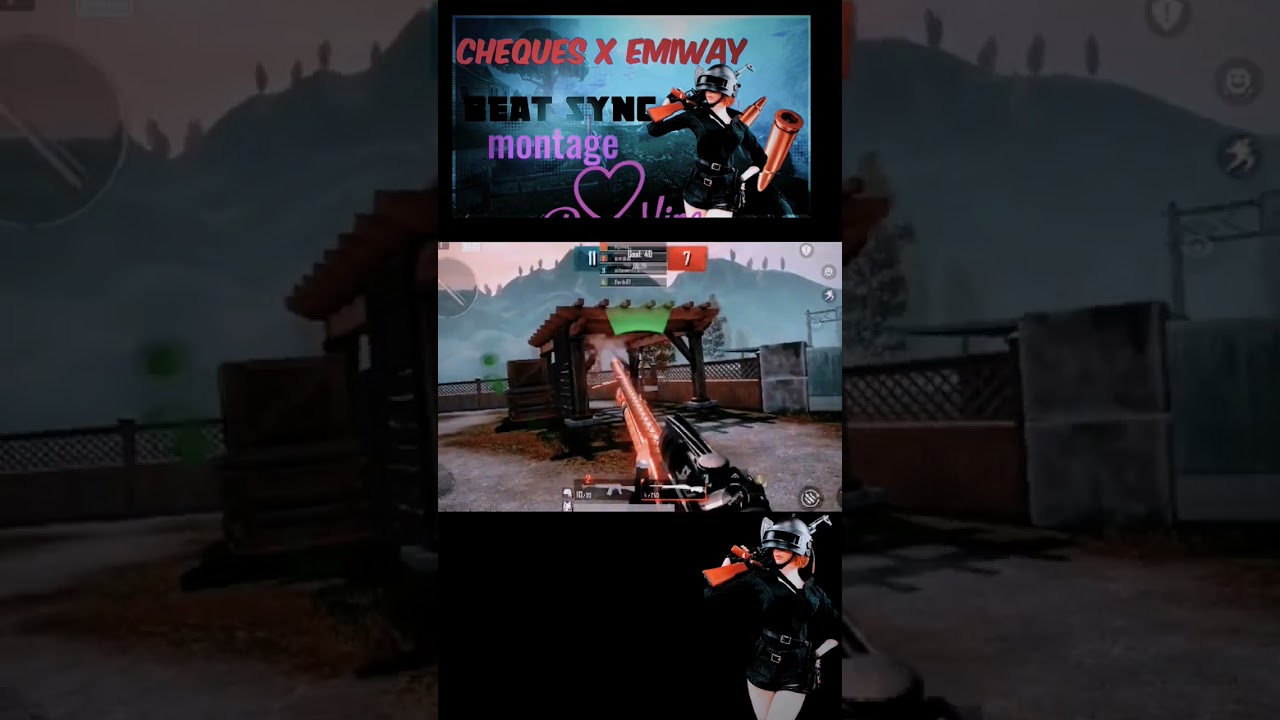 CHEQUES X EMIWAY ❤️‍🔥 PUBG EDITS BGMI BEAT SYNC MONTAGE 