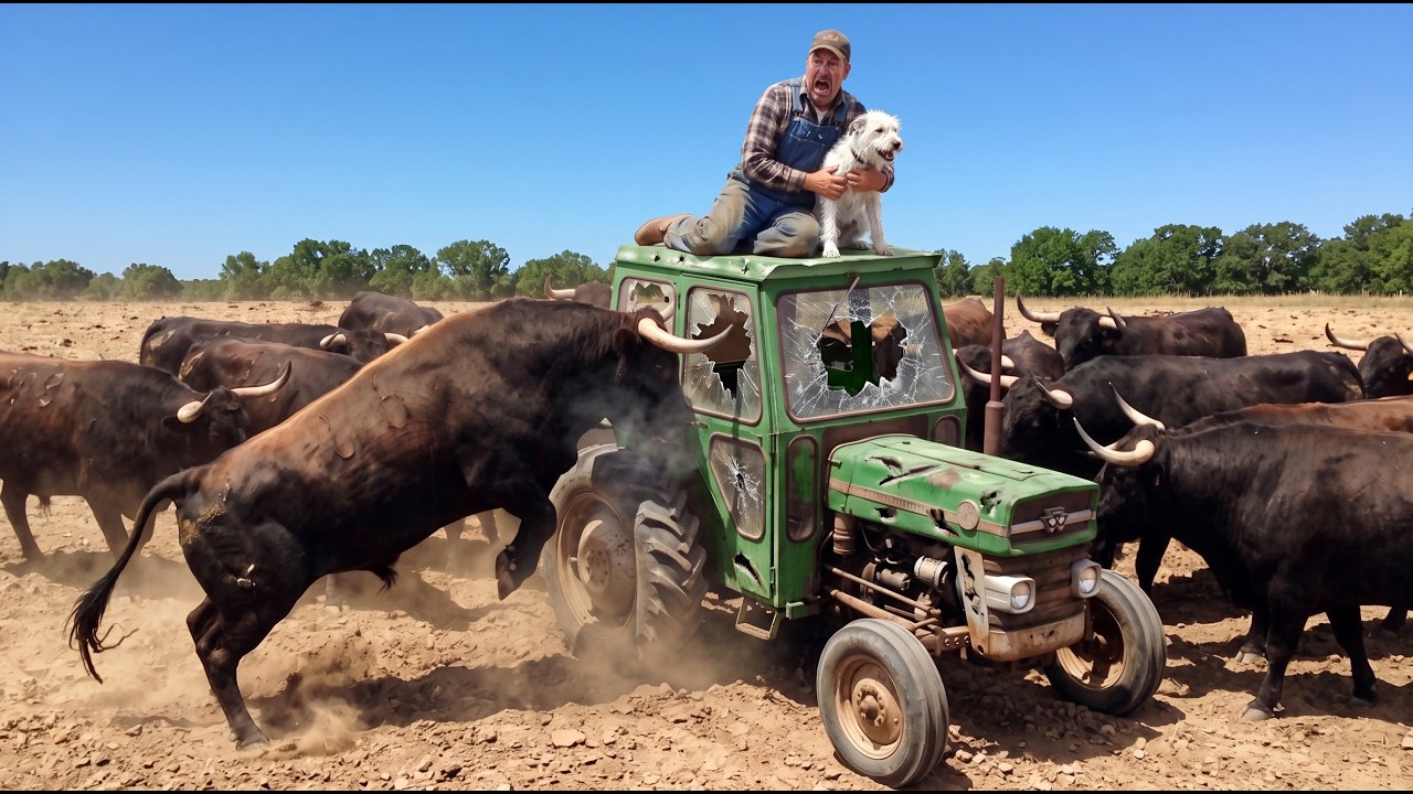 Epic Farm Fails: Hilarious Animal and Tractor Moments 🚜🐄 – Video