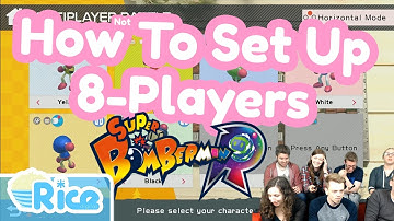 How To Set Up 8-Players on Super Bomberman R... Kind Of (Switch)