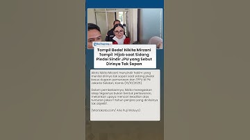 Nikita Mirzani Tampil Berhijab saat Sidang Pledoi, Sindir JPU yang Sebutnya Tak Sopan