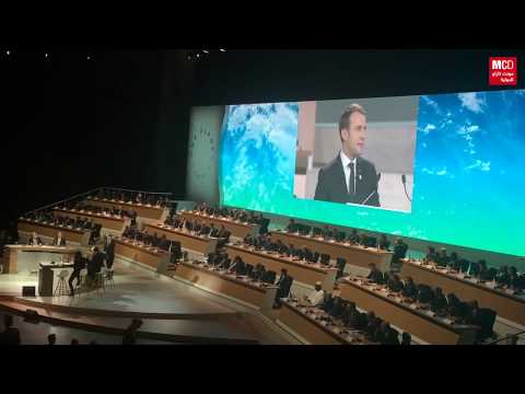 قمة الكوكب الواحد في باريس بعدسة موفدة مونت كارلو الدولية الخاصة