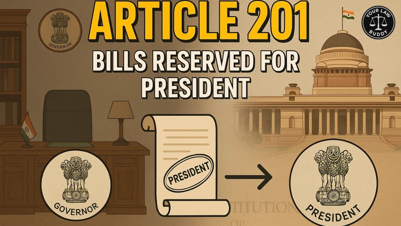 Article 201 of Indian Constitution Explained | Bills Reserved for ...